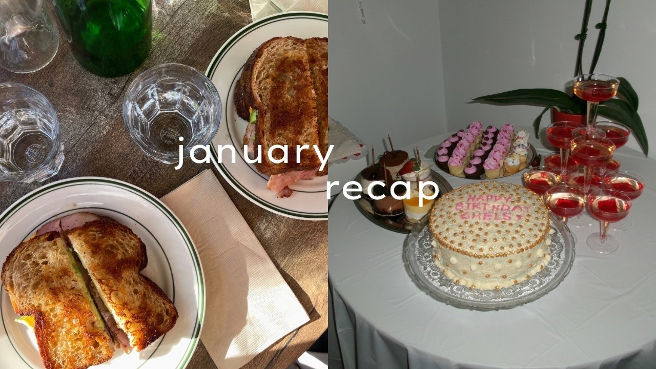 janurary recap | birthday celebrations, matcha & shopping