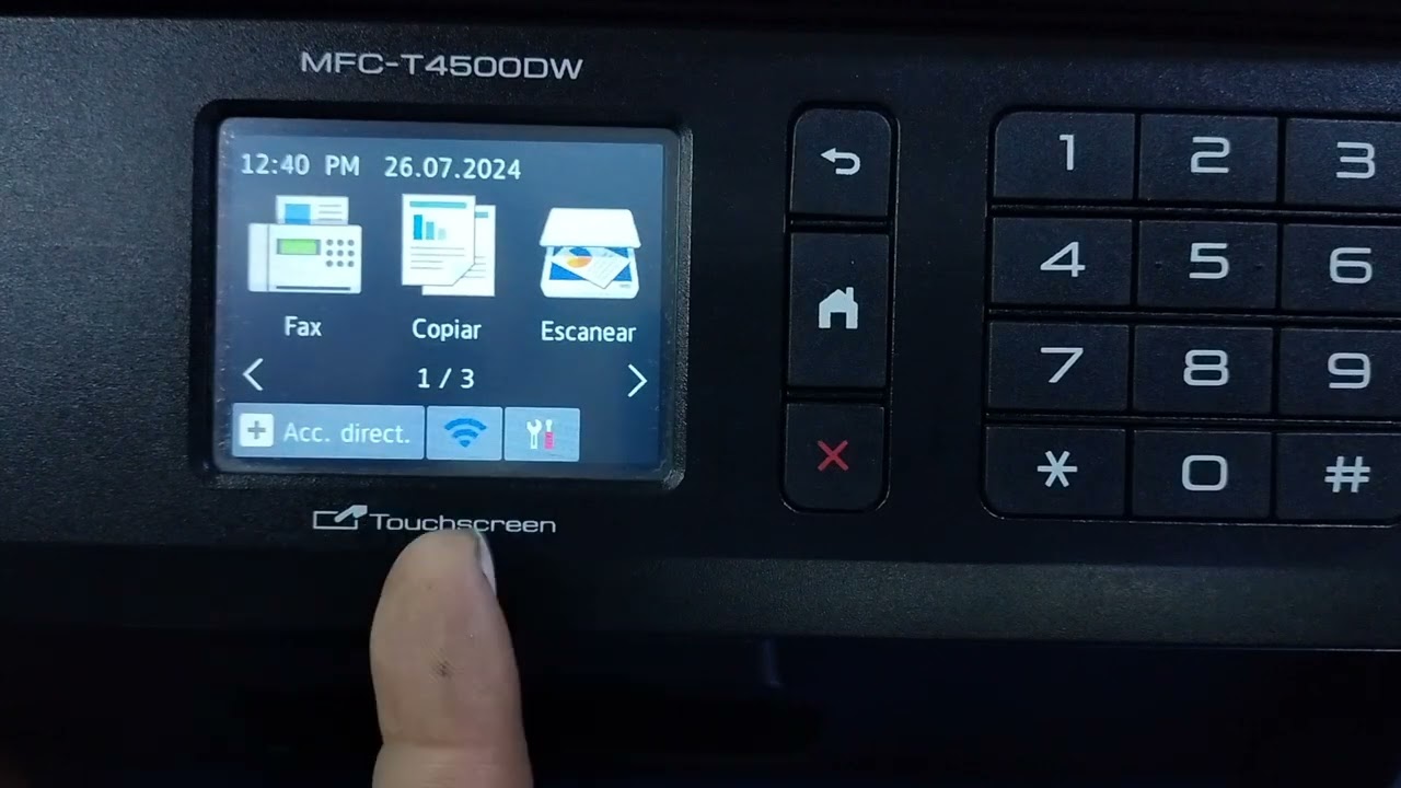 Instalación y conexión WiFi de la impresora Brother T4500DW | Tutorial Completo