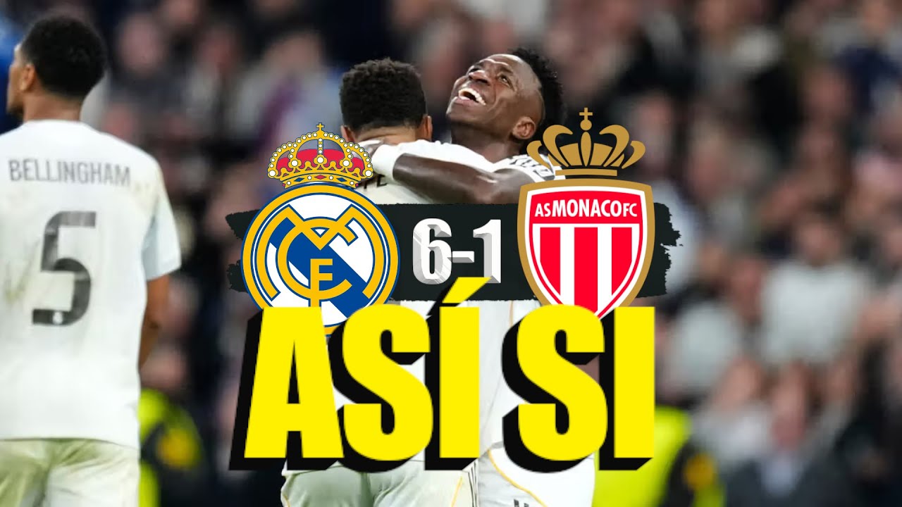 ¡Real Madrid APLASTA al Mónaco 6-1! Opinión: ¿Temporada CAMBIADA o Simple Goleada?