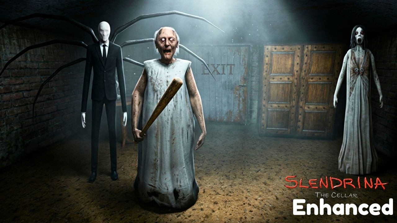 Granny Slenderman Join (PC) Slendrina The Cellar Remake - Full Gameplay