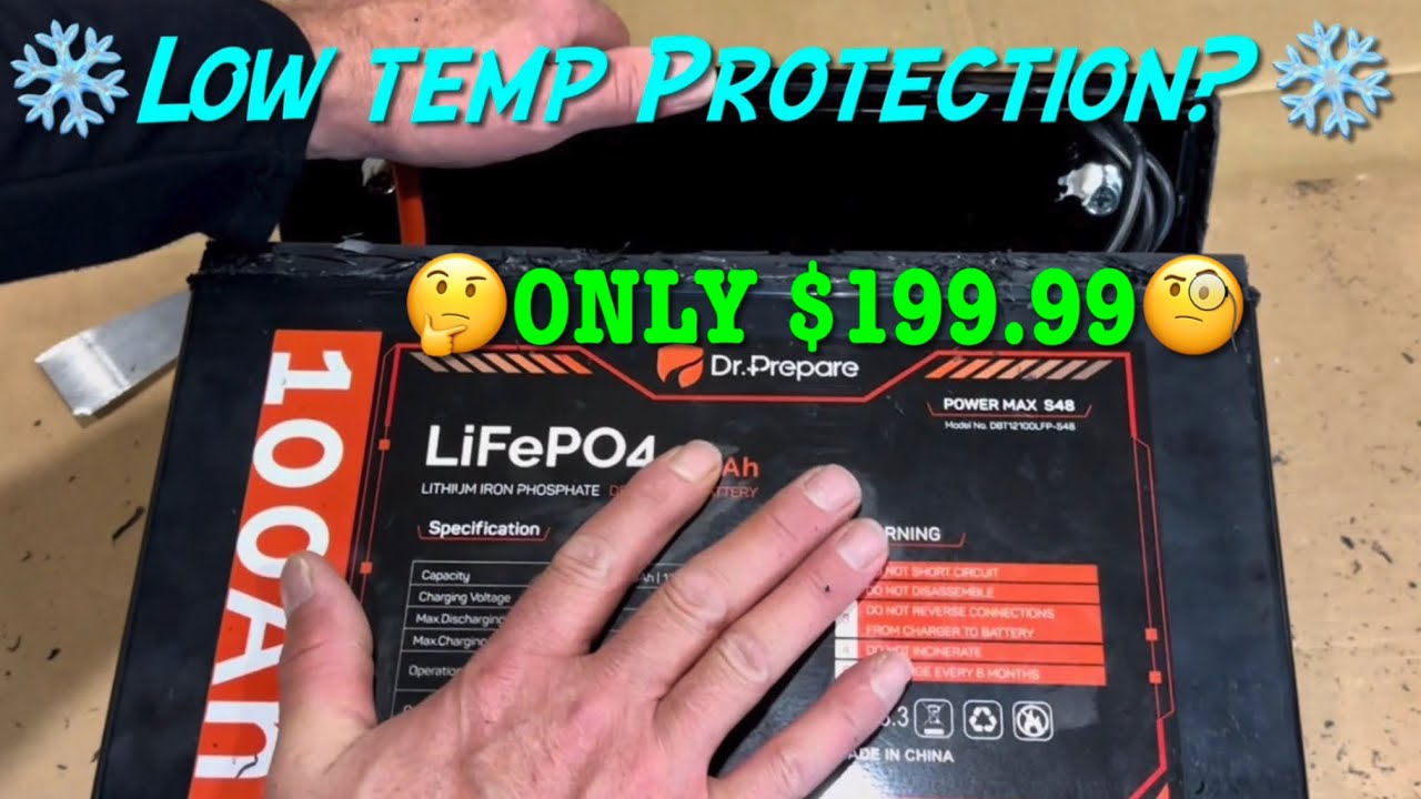 Разборка аккумулятора LiFePO4 12,8 В 100 Ач от Dr. Prepare, аккумулятор Power Max S48