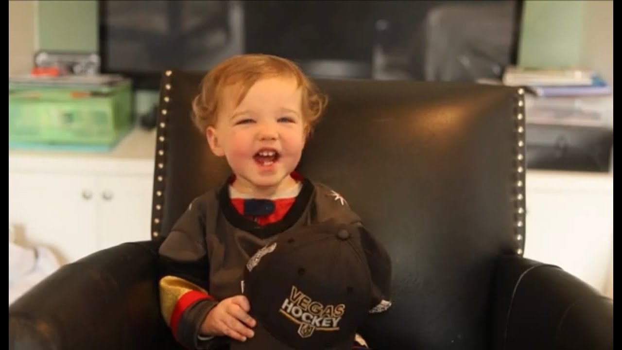 A 1 Year-Old Watches Hockey