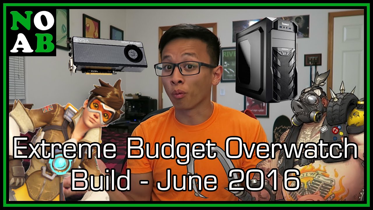 Extreme Overwatch Gaming PC Budget Build Under $200 - June 2016