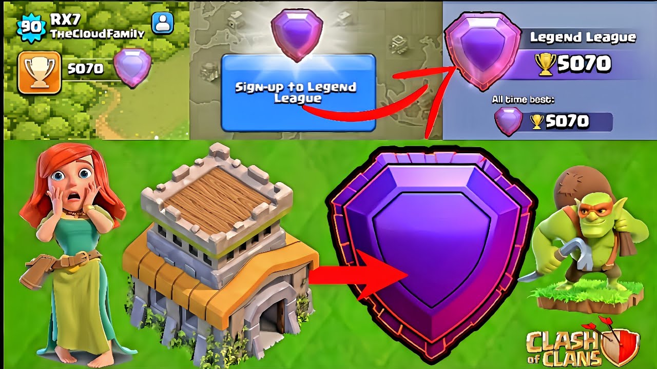 Th8 Legend Attacks 5070/Th8 Trophy Pushing Strategy/Th8 GoVaPe Attack Strategy