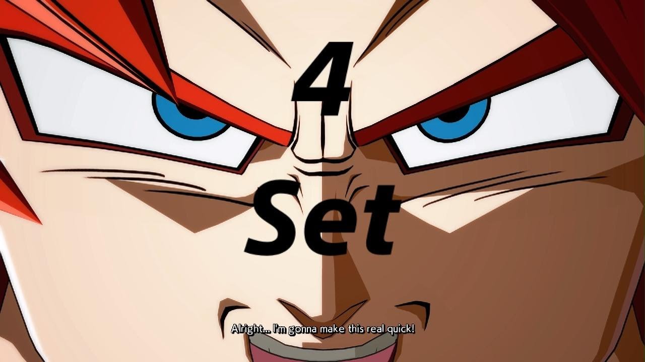 DBFZ 4 Set 🍏 Zamazu ZBroly Cell SSB Vegito Gogeta vs 😈 SS4 Gogeta SS3 Gotenks SSB Vegeta