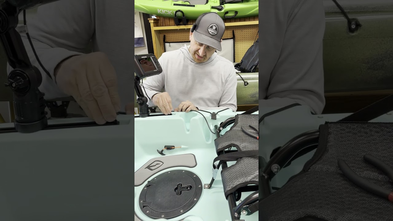 Kayak Track Mount Wire Management Tie-Downs - Yakworks