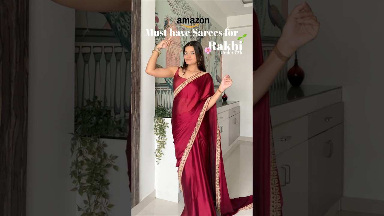 Amazon Sarees haul for Rakhi 🪷#amazon #amazon finds#saree #fashion #trending