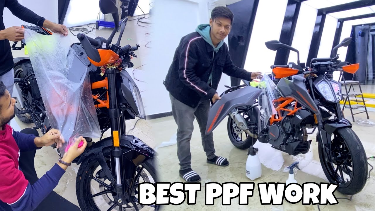 Finally PPF Modification on My New Duke 390 BS6