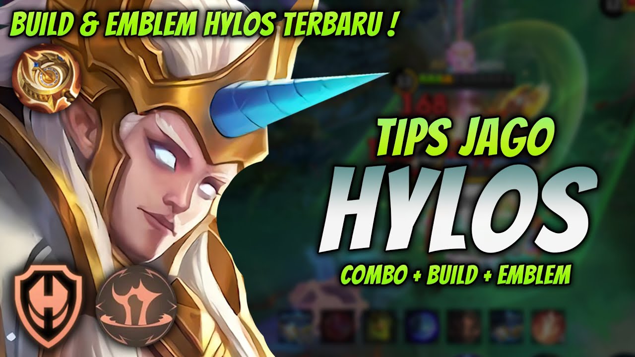 CARA MAIN HYLOS META TERBARU ! BUILD & EMBLEM HYLOS TERKUAT 2024 ! | HYLOS EXP LANE GAMEPLAY