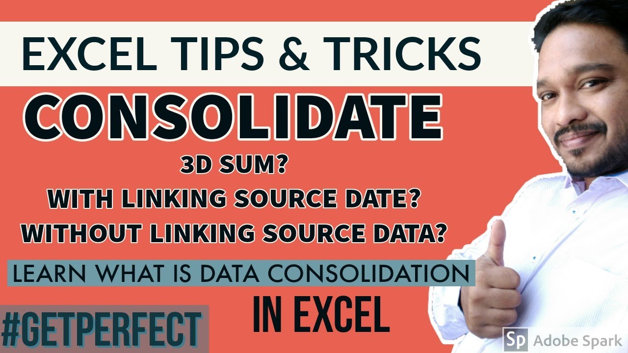 Data Consolidation in Excel | Consolidate | Get Perfect