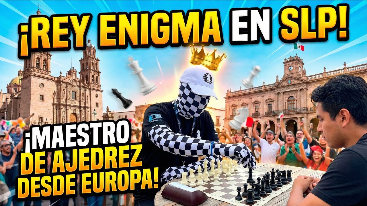 El Ajedrecista MÁS VIRAL del mundo vino a SLP 🇲🇽👑