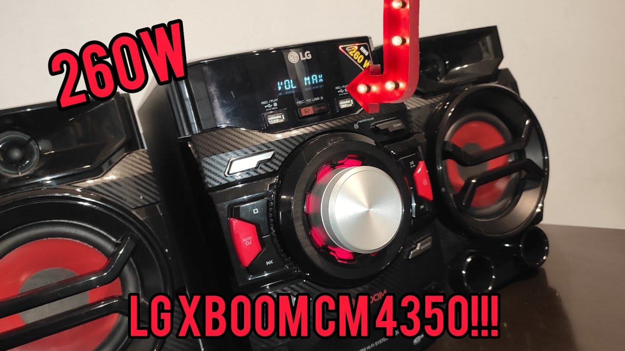 ❤️ LG XBOOM CM4350 ❤️ | Bass test Perfect Focus