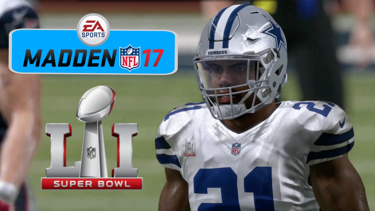 Madden 17 (Xbox One) Cowboys vs Patriots - Super Bowl LI Gameplay 2nd Half