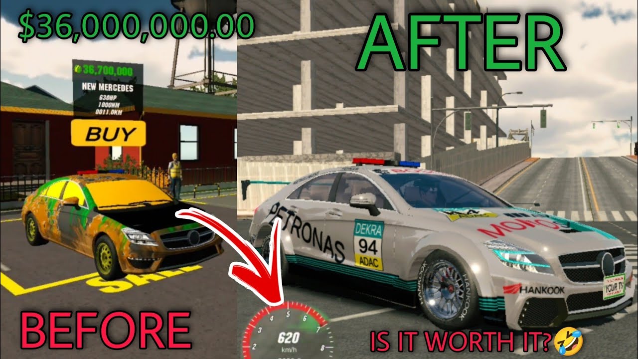 Забавно🤣Я купил самый дорогой ржавый CLS63 AMG и переделал его для ролевой игры, парковки автомоб...