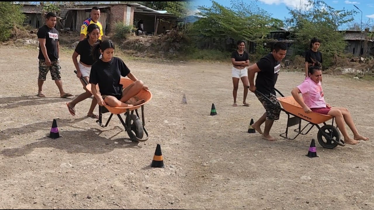 NO SE IMAGINARON LO PELIGROSO QUE ESTABA HACER LA CARRERA EN LAS CARRETILLAS 😱