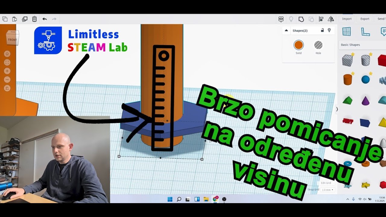 Brzo spajanje predmeta na određenoj visini #9
