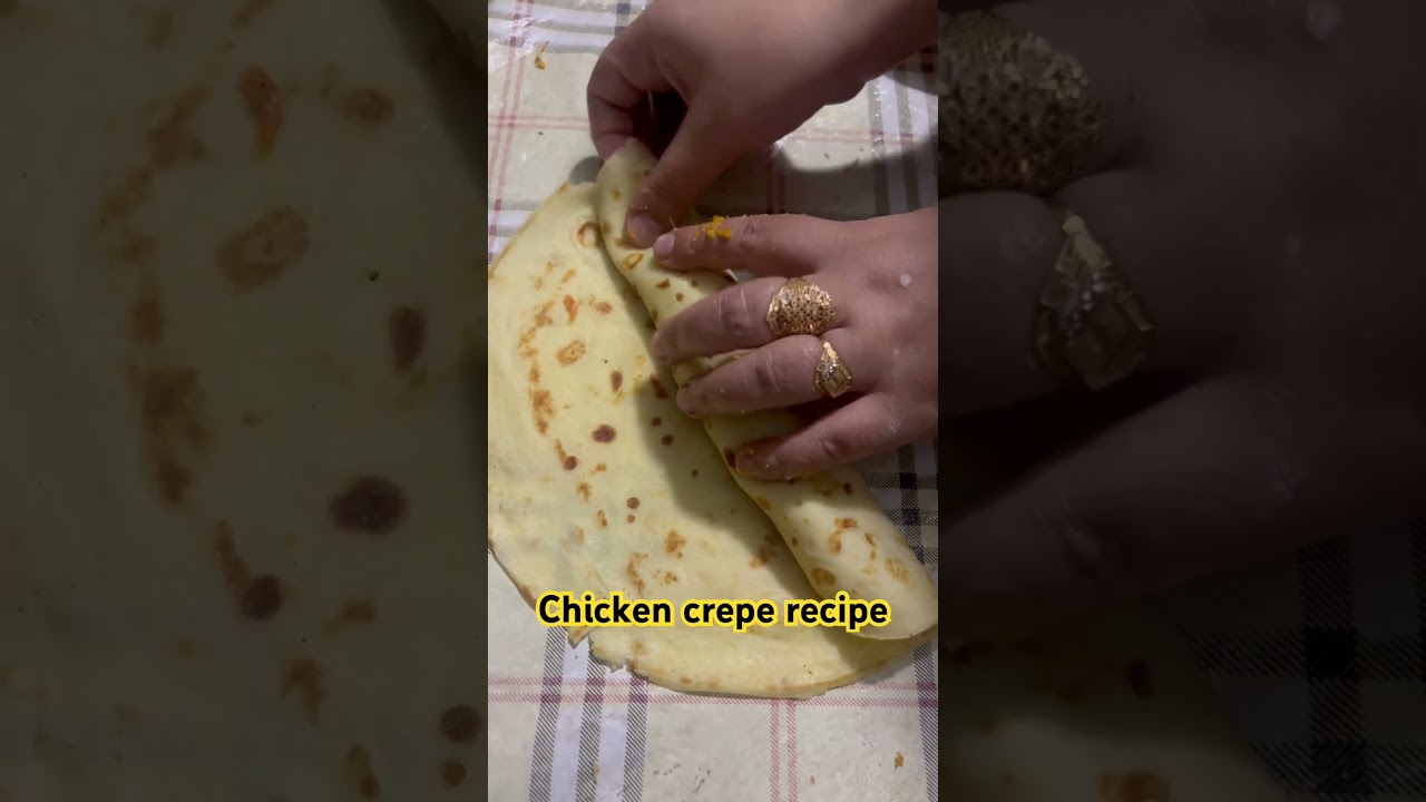 Chicken crepe recipe | How to make crepe