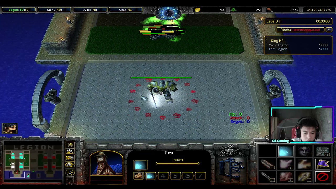 Warcraft 3 : Legion TD Mega 4.53 x20 : sống bằng FT :))