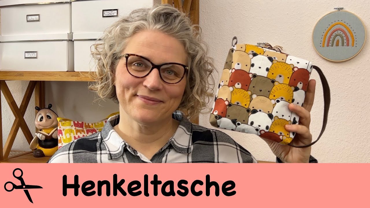 Henkeltasche nähen / kostenloses Schnittmuster