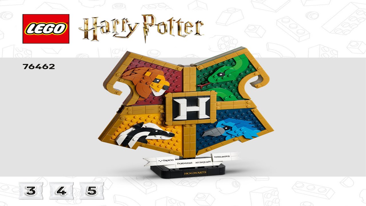 LEGO Instructions - Harry Potter - 76462 - Hogwarts House Crest - Miscellaneous (Book 2)