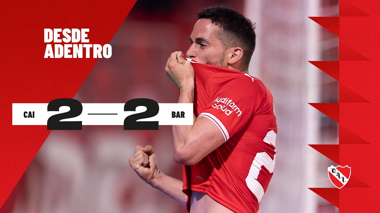 ♥️ EL PRIMER GOL DE MARCONE | Independiente 2 - 2 Barracas | Desde adentro