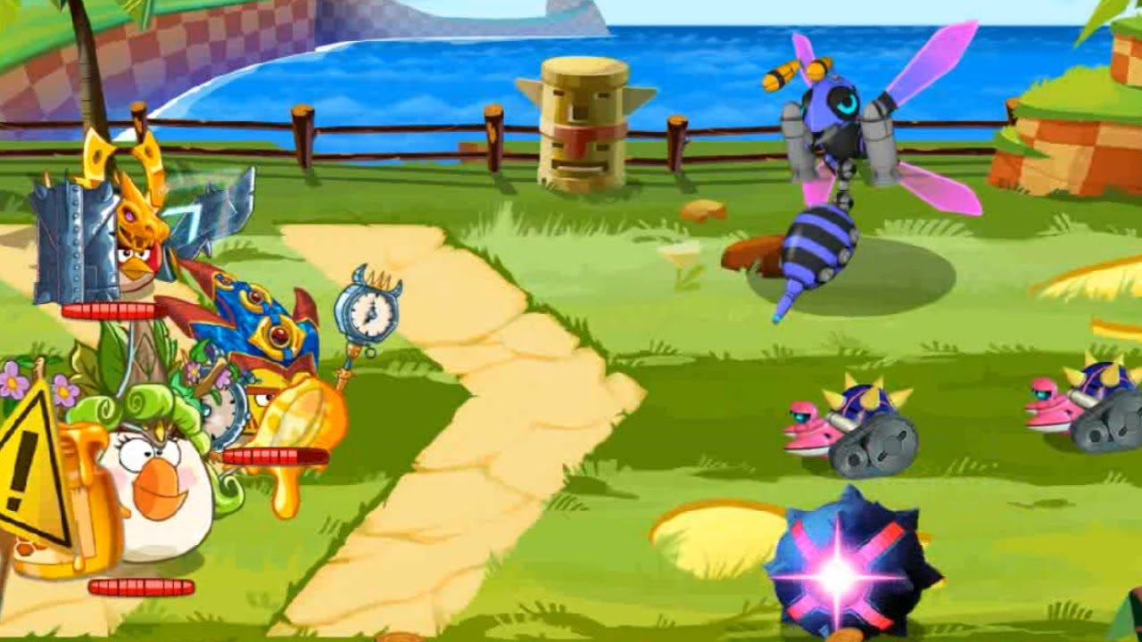Angry Birds Epic Sonic Dash Cave 1-6 by @laserslime
