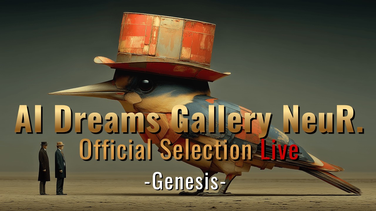 AI Dreams Gallery NeuR. | Exhibition #01: Genesis [2nd Day] - Art & Relaxing Ambient Music