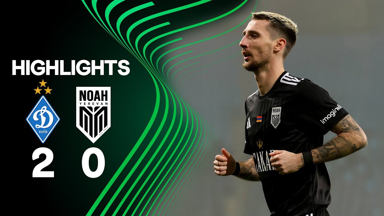 Loss in Lublin, but SECURED a Place in the Play-offs | Dynamo Kyiv 2&ndash;0 FC Noah | UECL Highlights