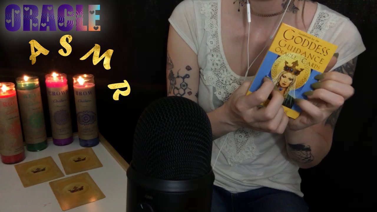 ASMR GODDESS ORACLE READING (Tibetan Singing Bowl, Chakra Candle, Crystal Praying)