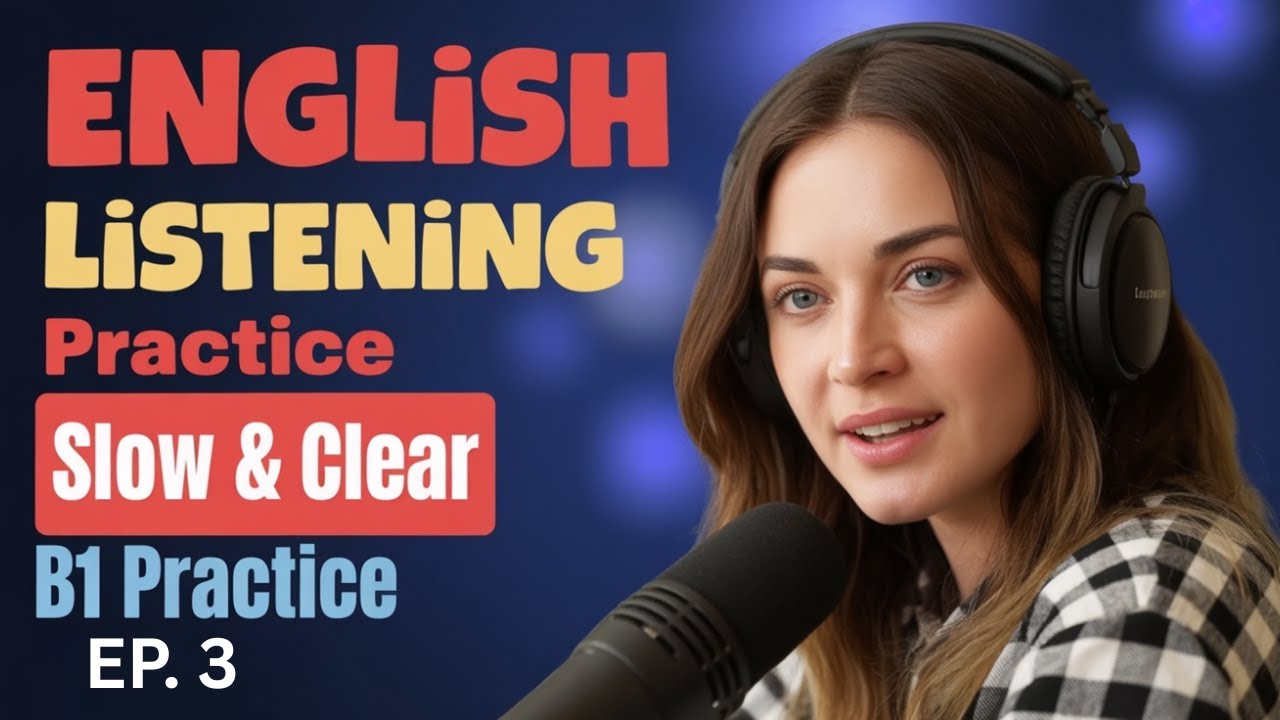 B1 English Listening Practice｜Speak English Fluently｜Learn to Speak | English Learning Podcast|EP. 3