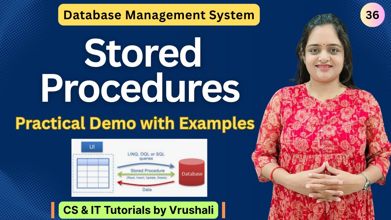 DBMS 36 : Learn Stored Procedures Practically with Examples!