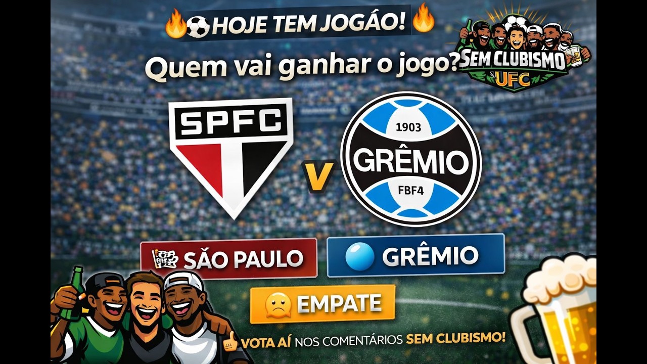 AO VIVO  SAO PAULO X GREMIO 12/02 /2026 