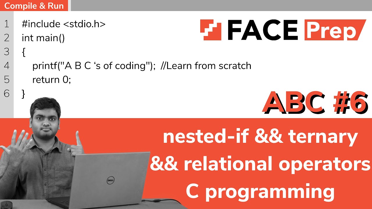 Nested if else statement in C programming | Ternary operator in C | AnyBody can Code | #6