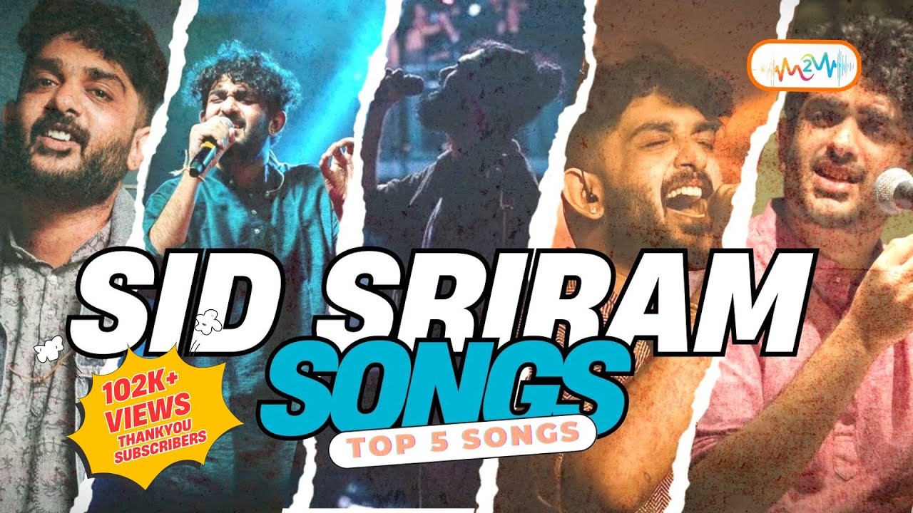 TOP 5 SID SRIRAM SONGS @Tamilsongscom @SaregamaTamil @SunMusicTamil @apitamilsongs