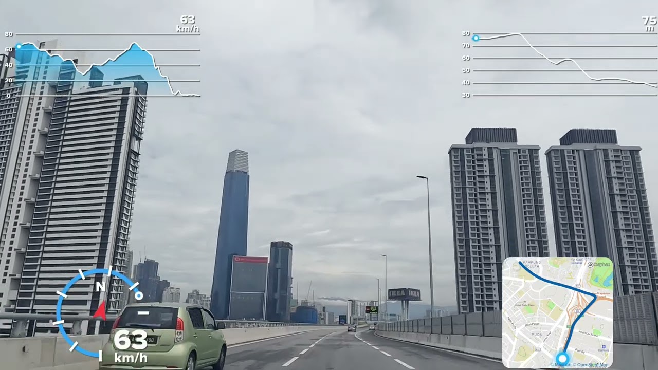 SPE Setiawangsa Pantai Expressway Drive (DUKE3) to Bukit Bintang and TRX from Kerinchi Link