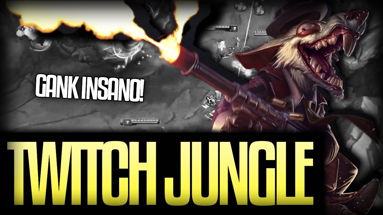 O GANK MAIS PERIGOSO DO JOGO LV 2 - TWITCH JUNGLE - Gratis 150ml