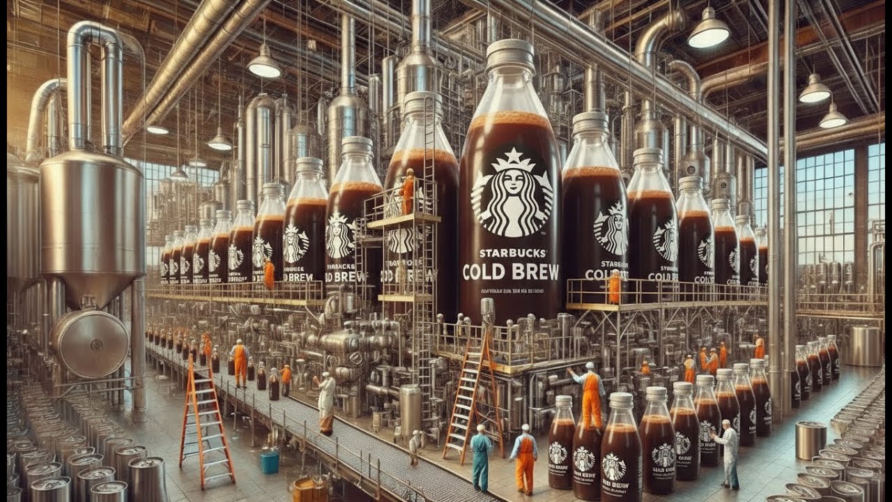 How Starbucks Bottled Coffee is Made | Inside the Cold Brew Factory