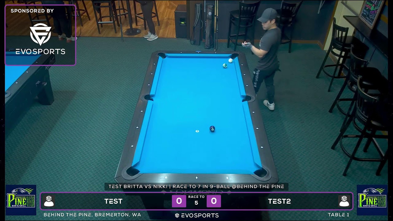 TEST vs TEST2 - BEHIND THE PINE - TABLE 1 | EvoSports