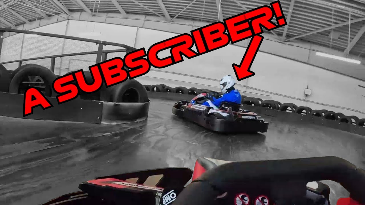 A Subscriber Shows Me The Way at TeamSport Stoke Go Karting