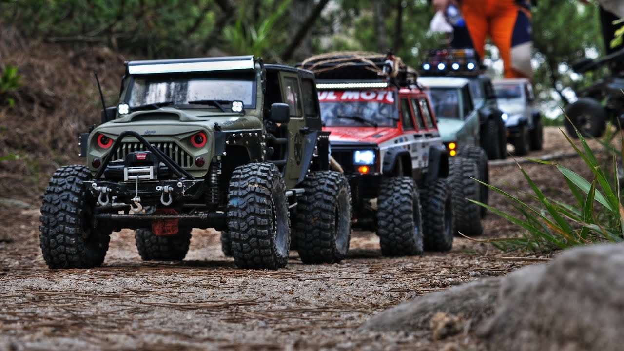 RC Range Rover Classic'JK Rubicon'R1'CheroKee'JY Wrangler' Group Trail