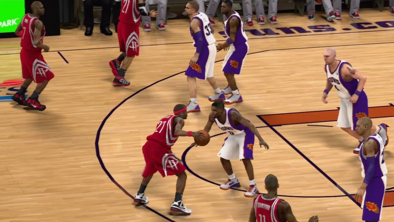 NBA 2K12 My Player Playoffs QFG3 - Triple Teaming in the Paint