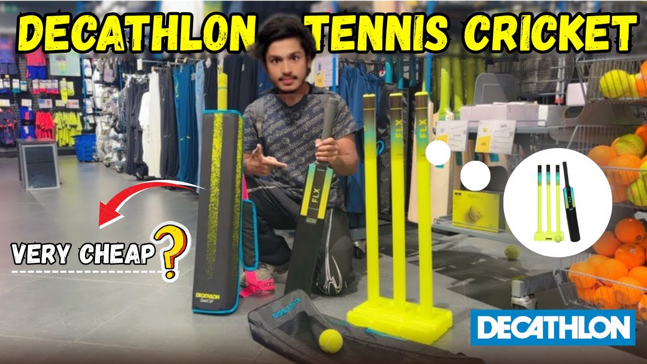 Is this the Cheapest Tennis Cricket Kit of Decathlon ? 😍 Full Kit Review !!