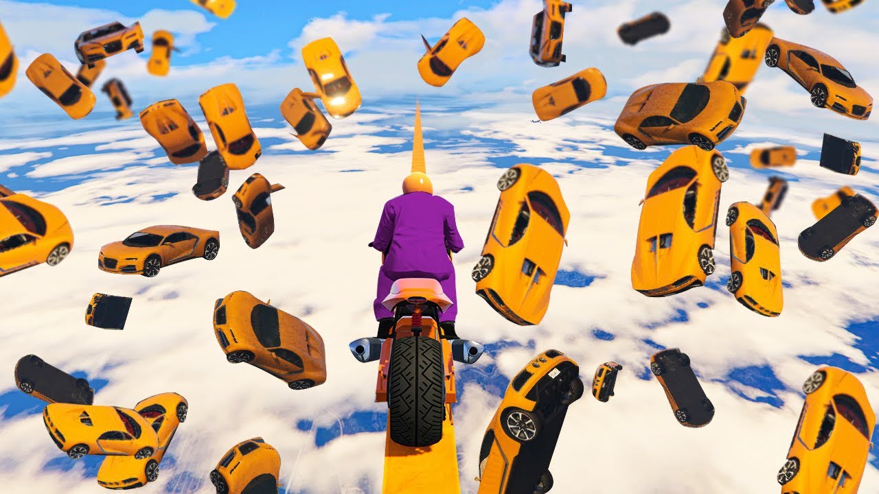 WORLD'S BIGGEST CAR AVALANCHE! (GTA 5 Funny Moments)