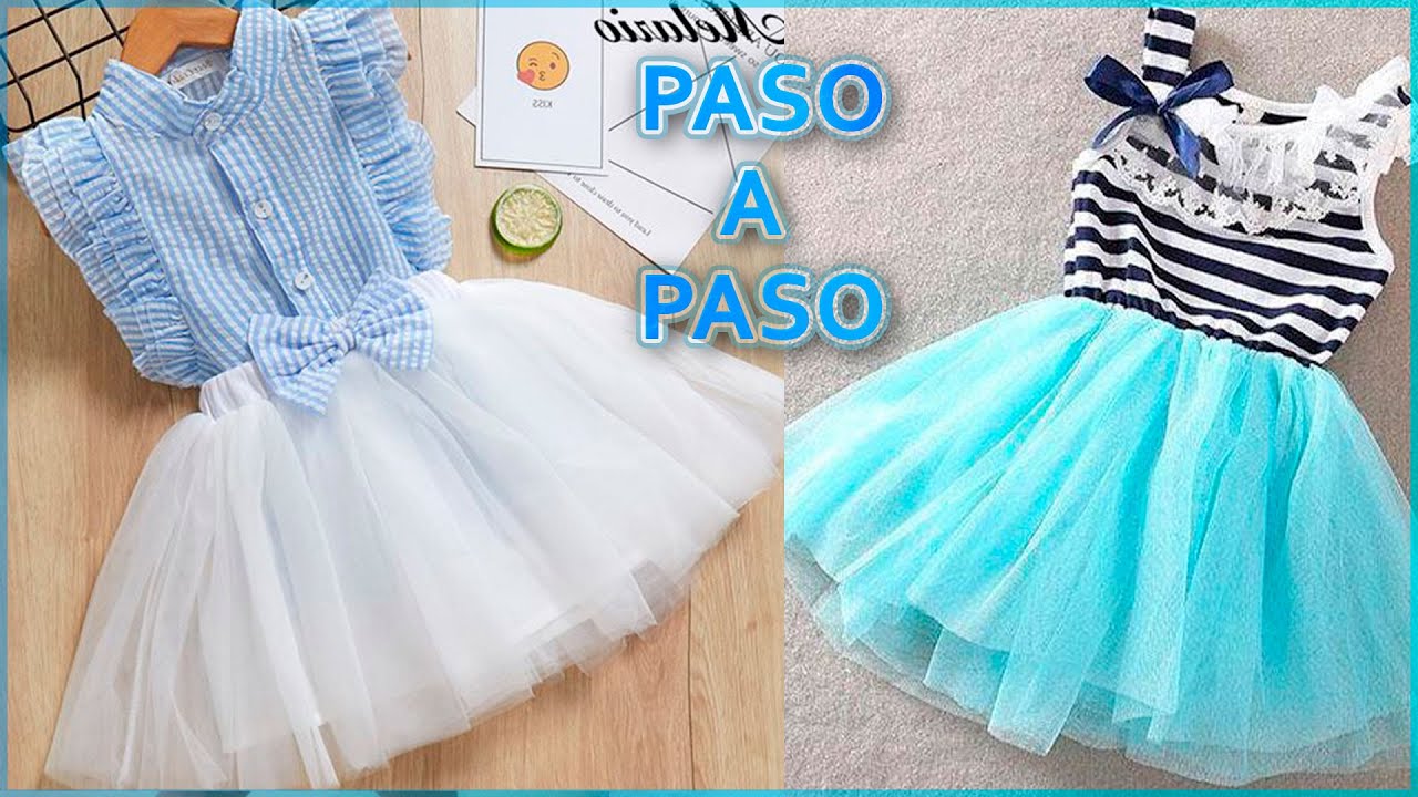 Vestido tul paso a paso hermoso