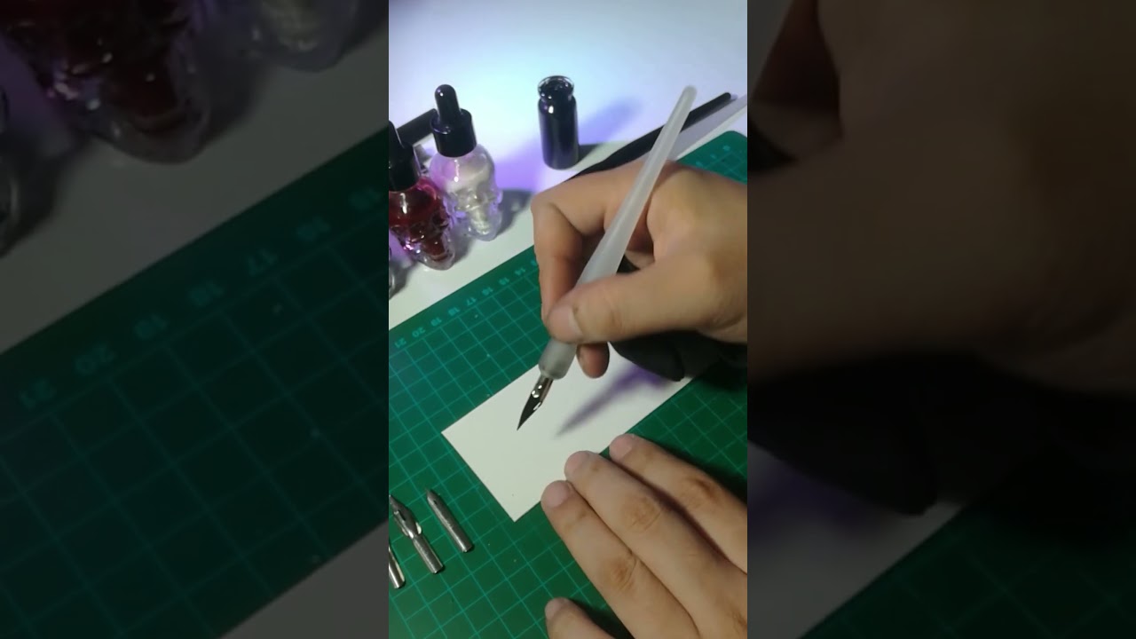 plumillas que utilizo para entintar mis dibujos #dibujo #ink #manga #sketch #gpen #marupen #inknibs