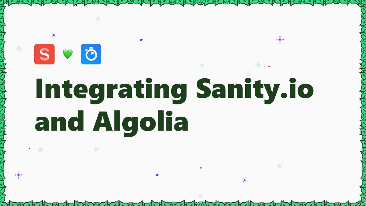 Integrating Sanity.io and Algolia