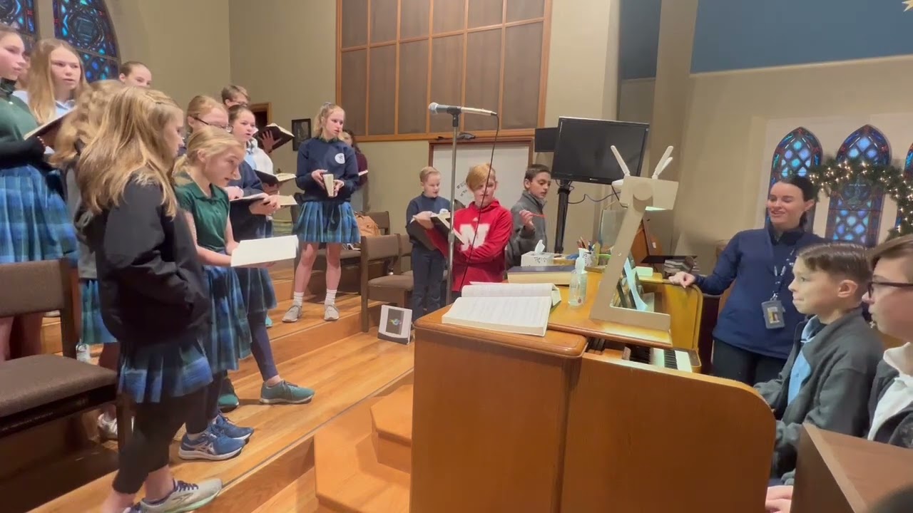 Student Choir from St  Teresa School in the Diocese of Lincoln