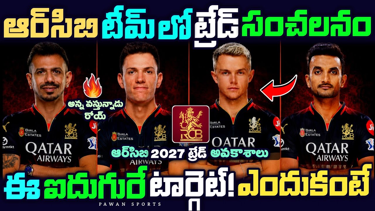 🤯RCB 5 Biggest Trade Targets for IPL 2027🎯 | RCB Tarde Updates | IPL 2027 | IPL Telugu 