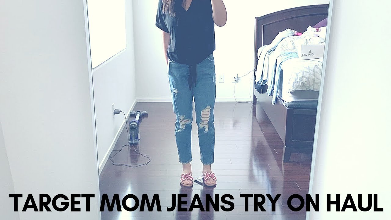 TARGET SPRING MOM JEAN TRY ON HAUL 2019