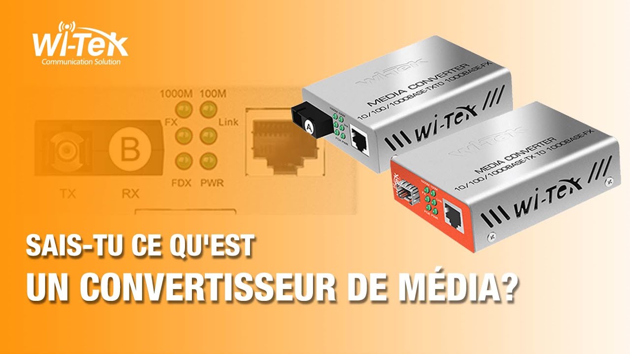 Sais-tu ce qu'est un convertisseur de média? - WI-TEK | By Demes